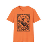 Unisex F-CAW-F Funny Halloween Crow Raven Shirt Graphic T-Shirt Softstyle