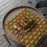 Red Grateful Dead Grinch Bear Gift Wrapping Paper
