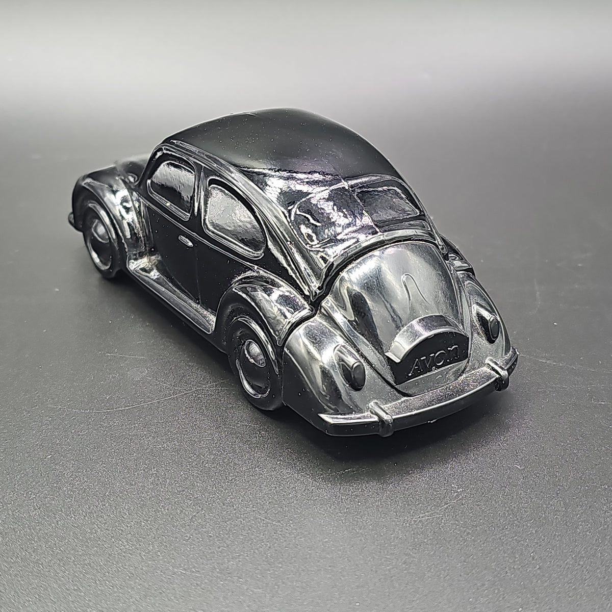 Vintage AVON Volkswagen Bug Oland After Shave 4oz Decanter, Black