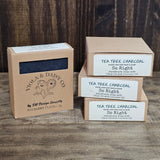 Peppermint Tea Tree Charcoal (Vegan Cold Press Soap) Great for Acne