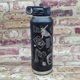BEETLEJUICE Water Bottle 32OZ Custom Engraving