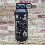 BEETLEJUICE Water Bottle 32OZ Custom Engraving