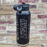 BEETLEJUICE Water Bottle 32OZ Custom Engraving