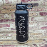 WEDNESDAY ADDAMS Water Bottle 32OZ Custom Engraving