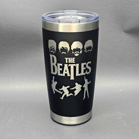 The Beatles Insulated Laser Engraved Cup 20oz