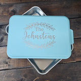 Aluminum Cake Pan w/ Lid (9x13) Send Us Your Design!