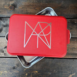 Aluminum Cake Pan w/ Lid (9x13) Send Us Your Design!