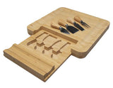 La Famiglia Charcuterie Cheese Board and Knife Set with Initial