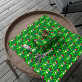 Green Grateful Dead Grinch Bear Gift Wrapping Paper