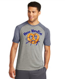 New Berlin Pretzels Navy Sleeve Vintage Style T-shirt "Livin" That Salt Life"