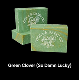 GREEN CLOVER FIELDS (Vegan Cold Press Soap) "So Damn Lucky"