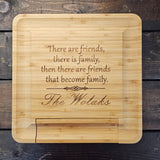 Friends and Family Charcuterie Cheese Board and Knife Set