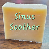 Sinus Soother Soap (Vegan Cold Press Soap) Helps Decongest