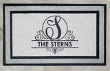 Monogram doormat