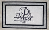 Monogram doormat