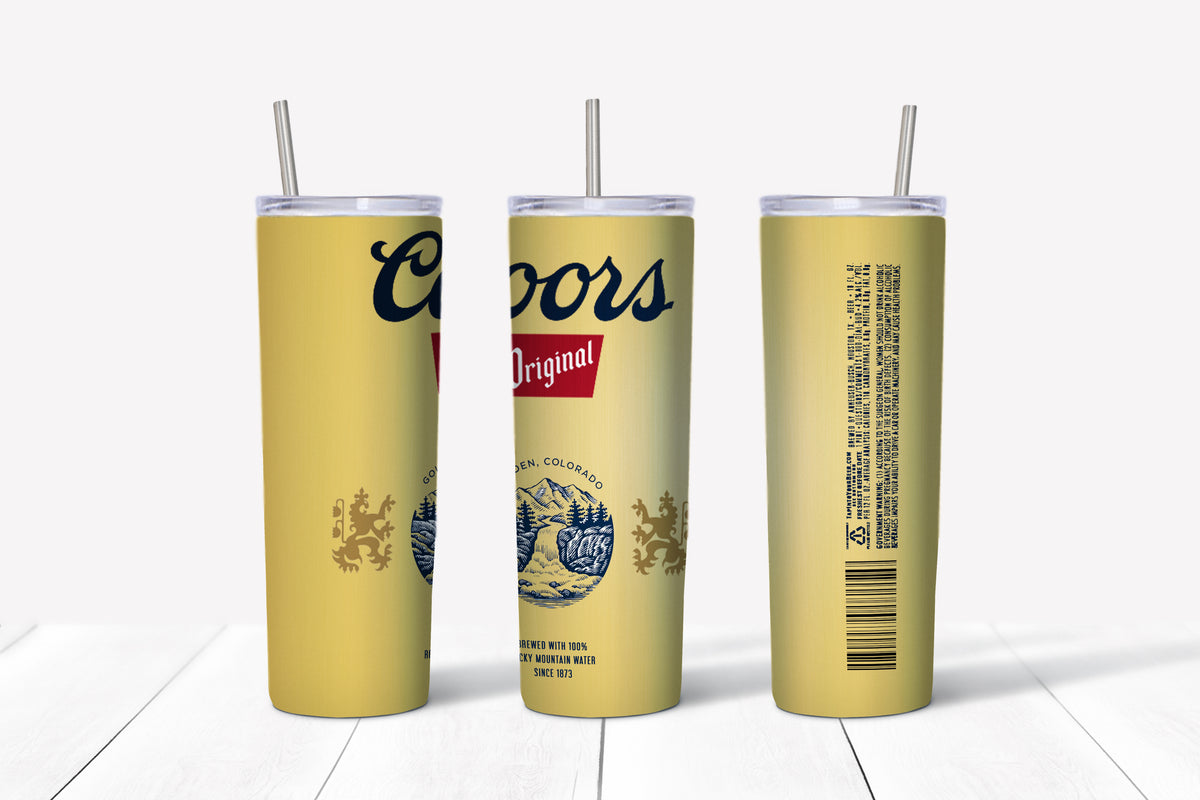 Coors Light Tumbler and Koozies — Nevada Rustic Designs