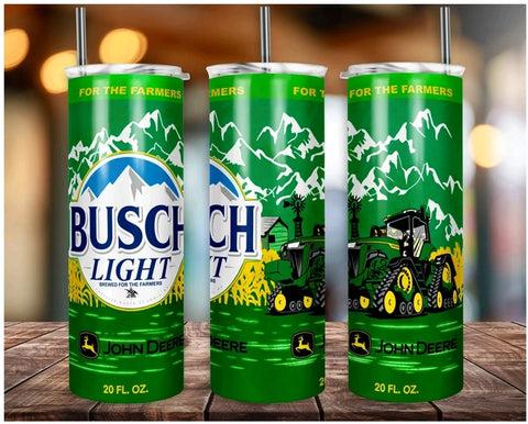 Busch Light and John Deere 20oz