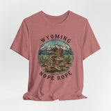 Wyoming Nope Rope T‑Shirt — Vintage Rattlesnake Mountain Graphic Tee