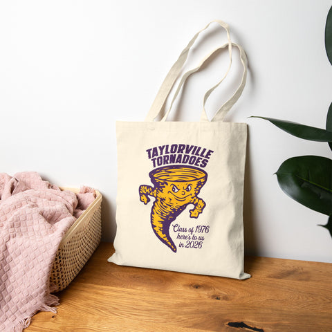 Taylorville Tornadoes Class of 1976 Canvas Tote
