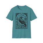 Unisex F-CAW-F Funny Halloween Crow Raven Shirt Graphic T-Shirt Softstyle