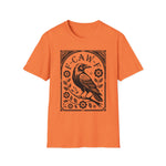 Unisex F-CAW-F Funny Halloween Crow Raven Shirt Graphic T-Shirt Softstyle