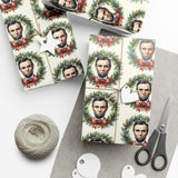 Abraham Lincoln Holiday Gift Wrap Paper — Vintage Presidential Portrait Wrapping Paper