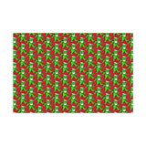 Red Grateful Dead Grinch Bear Gift Wrapping Paper