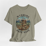 Wyoming Nope Rope T‑Shirt — Vintage Rattlesnake Mountain Graphic Tee