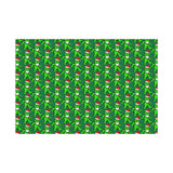 Green Grateful Dead Grinch Bear Gift Wrapping Paper