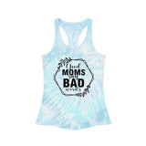 Good Moms Say Bad Words Tie Dye Racerback Tank Top