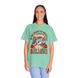 Fortune Teller Crystal Ball Reader Believe Snowman Christmas T-Shirt
