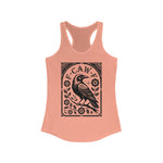 F-CAW-F Vintage Style Design Raven Women's Racerback Tank Top