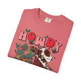 Howdy Christmas T-Shirt — Western Cactus Holiday Tee