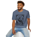 Unisex F-CAW-F Funny Halloween Crow Raven Shirt Graphic T-Shirt Softstyle