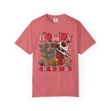 Howdy Christmas T-Shirt — Western Cactus Holiday Tee
