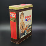 Vintage Pillsbury Hungry Jack Pancake Mix Tin 6.5"X8.5"