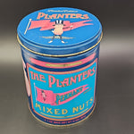 Vintage 1989 Large Planters Peanuts Limited Edition Mixed Nuts Tin Can 14 oz