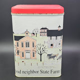 Vintage State Farm Insurance Company Home Town Metal Tin Bloomington IL