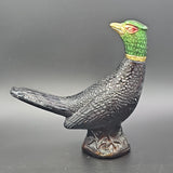 VINTAGE Pheasant Avon Decanter Bottle 1970's Bird Glass Empty After Shave Vintage