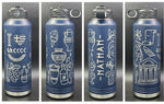 I Love Greece Insulated Waterbottle (With or Without Name)