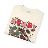 Howdy Christmas T-Shirt — Western Cactus Holiday Tee