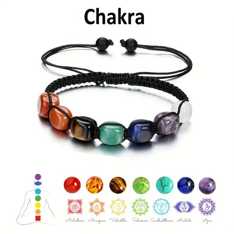 7 Chakra Stone Yoga Bracelet