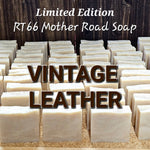 LIMITED EDITION "Vintage Leather Scent" The Mother Road 66 (Goat Milk Cold Press Soap)