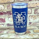 Notre Dame Fighting Irish Alumni Laser Engraved Cup