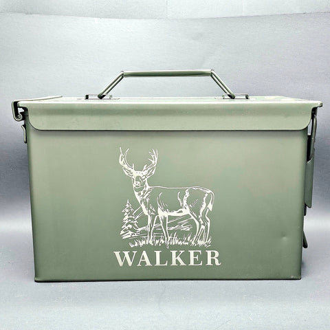 Large Buck Ammo Can (With Name)