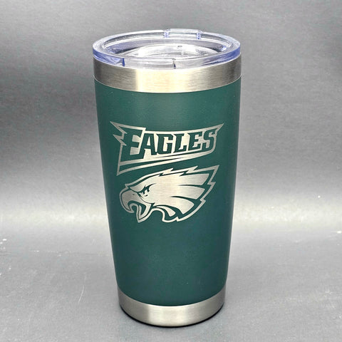 Philadelphia Eagles Football Laser Engraved Cup 20oz