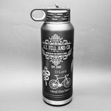 Good Omens Water Bottle 32OZ Custom Engraving