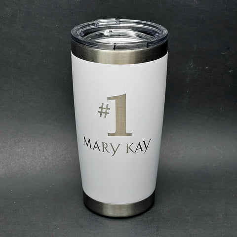Mary Kay Business Logo Laser Engraved Cups