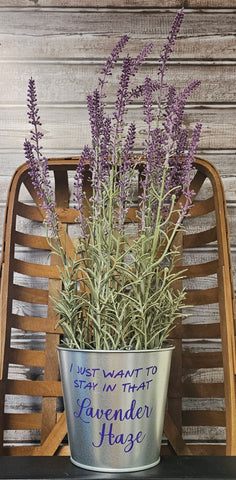 (PRE-ORDER) Lavendar Haze Artificial Plant and Pot... Taylor Swift Inspired
