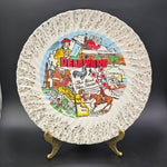 Delaware Vintage Souvenir Plate 9.25"